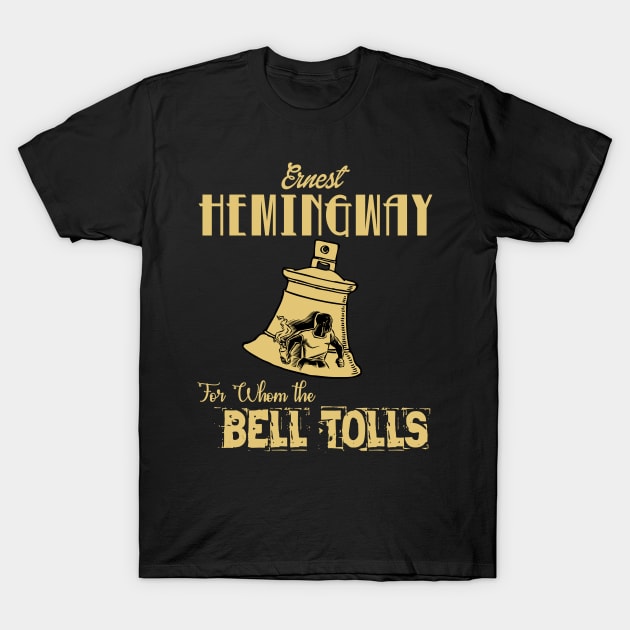 For Whom the Bell Tolls cover concept T-Shirt by woodsman